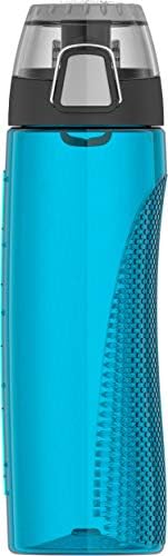 Thermos Intak 24-Ounce Tritan Hydration Bottle with Meter (Teal), One Size,