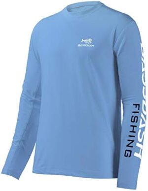 BASSDASH Fishing T Shirts for Men UV Sun Protection UPF 50+ Long Sleeve Tee T-Shirt