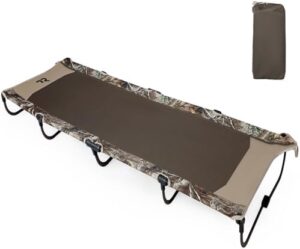 TR 20 Second Set Up Camping Cots Foldable for Adults,Folding Portable Cot Bed,US Patented Camping Sleeping Cots for Outdoor Hunting Fishing with Carry Bag