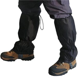 Waterproof Leg Gaiters Boot Shoe Cover 16" Nylon Snow Proof Hiking Leggings For Men & Women