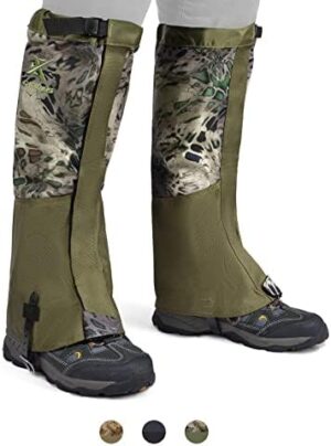 Extremus Buckwell Leg Gaiters, Waterproof Boot Gaiters for Hiking, Hunting and Walking, Breathable Mountain Climbing Gaiters for Men & Women