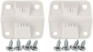 Coleman Cooler Replacement Hinges (2-Pack), Perfect Fix for Damaged Hinges, Includes 2 Durable Plastic Hinges & 8 Mounting Screws, Suitable for Assorted Coleman Cooler Models