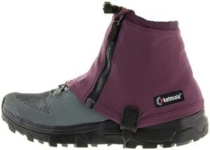 Kahtoola RENAgaiter Low Gaiters for Hiking, Mountaineering, Trail Running, Shoe & Boot Protection in Mud, Snow & Ice