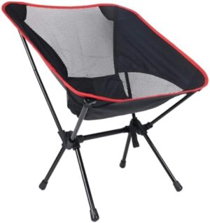 Portable Camping Chair, Lightweight Compact Folding Chairs for Outside, Small Collapsible Backpacking Chair for Outdoor Camp, Travel, Beach, Picnic, Hiking