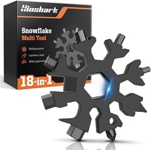 Stocking Stuffers for Adults Men, 18-in-1 Snowflake Multitool, Gifts for Men Dad Him, Mens Gifts for Christmas, Dad Gifts for Men Who Have Everything, White Elephant Gifts, Cool Gadgets Tools for Men