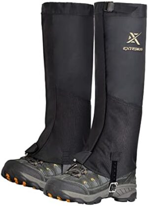 Extremus Buckwell Leg Gaiters, Waterproof Boot Gaiters for Hiking, Hunting and Walking, Breathable Mountain Climbing Gaiters for Men & Women