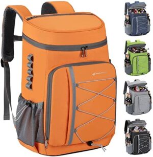 Maelstrom Cooler Backpack,35 Can Backpack Cooler Leakproof,Insulated Soft Cooler Bag,Camping Cooler,Beach Cooler,Ice Chest Backpack,Lightweight Travel Cooler Lunch Backpack for Hiking,Shopping