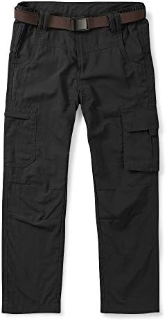 OCHENTA Men & Boys' Quick Dry Cargo Pants for Outdoor Hiking Camping Fishing