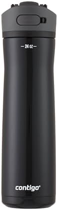 Contigo Ashland 2.0 Water Bottle with AUTOSPOUT Lid, 24oz., Licorice