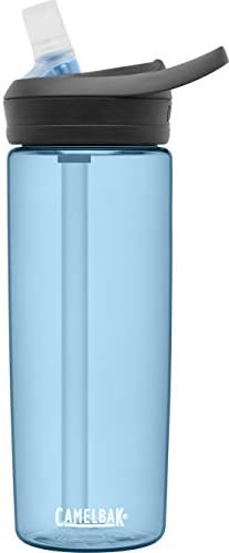 CamelBak eddy+ Water Bottle with Tritan Renew – Straw Top 20oz, True Blue