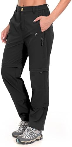 Little Donkey Andy Women's Stretch Convertible Pants, Zip Off Quick Dry Hiking Pants