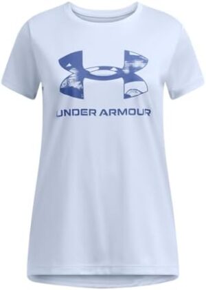 Under Armour Girls' Tech Big Logo Short Sleeve Crew Neck