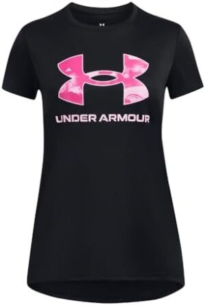 Under Armour Girls' Tech Big Logo Short Sleeve Crew Neck