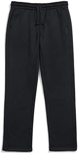 TSLA Boy's Winter Hiking Sweatpants with Pockets, Thermal Comfy Fleece Pants, Athletic Running Jogging Pants