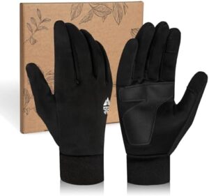 RIGWARL Winter Thermal Gloves Men and Women, Waterproof Touchscreen Cold Weather Gloves with Adjustable Zippered Wrist