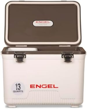 ENGEL 13qt Leak-Proof, Air Tight, Drybox Cooler and Small Hard Shell Lunchbox for Men and Women