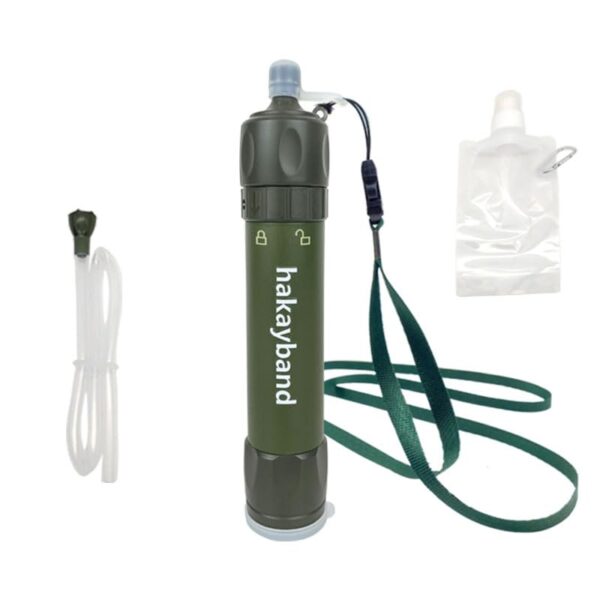 【Outdoor Water Filter】-Personal Water Filter Straw Mini Water Purifier Survival Gear for Hiking, Camping, Travel and Emergency Preparedness