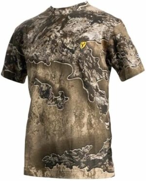 Shield Series Youth Fused Cotton Short Sleeve Shirt, Youth Camouflage Shirt