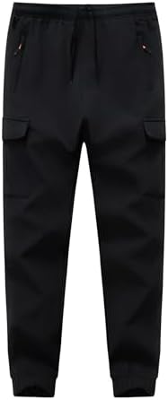 Boys Girls Snow Pants Waterproof Fleece Lined Ski Pants Winter Hiking Pants with Zipper Pockets