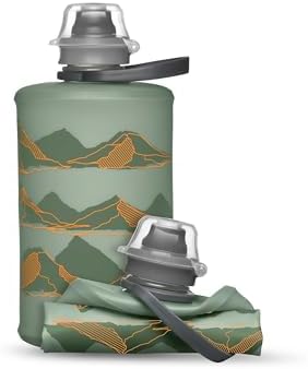 HydraPak Stow - Collapsible Backpacking Water Bottle (350ml, 500ml, 1L) - BPA Free, Ultra Light, Spill-Proof Twist Cap