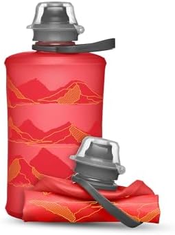 HydraPak Stow - Collapsible Backpacking Water Bottle (350ml, 500ml, 1L) - BPA Free, Ultra Light, Spill-Proof Twist Cap