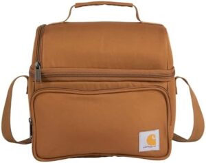 Carhartt Camping Cooler, Worksite Lunchbox, Soft Shell Cooler for Construction Sites, Work and Everyday Use Cooler, Carhartt Brown