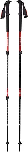 Black Diamond Trail Trekking Poles, Pair of 2 Lightweight Collapsible Aluminum Hiking Sticks for Trekking, Backpacking, Walking