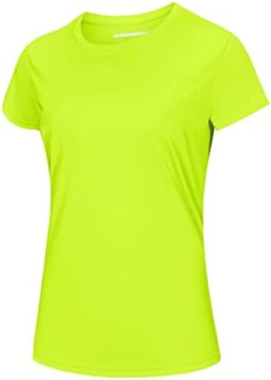 MAGCOMSEN Women's Short Sleeve T-Shirts UPF 50+ Sun Protection Quick Dry Athletic Running Workout Rash Guard Tops