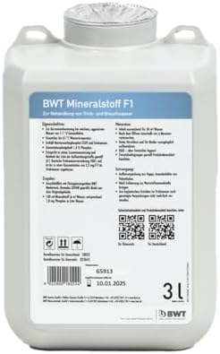 BWT Mineral F1 | 4 x 3L Canister | 1-7°dH Total Hardness