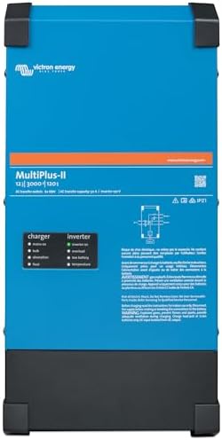 Victron Energy MultiPlus-II 2X Pure Sine Wave Inverter Charger for 120 amp Battery, 120V, 3000VA 12-Volt