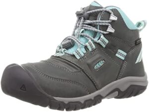 KEEN Unisex-Child Ridge Flex Mid Height Waterproof Leather Hiking Boots