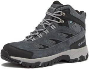 HI-TEC Yosemite WP Mid Waterproof Hiking Boots for Men, Lightweight Breathable Outdoor Trekking Shoes