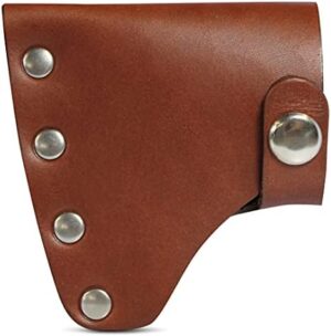 American Bench Craft Leather Hatchet Sheath fits ESTWING Hatchet Sportsman's Axe Models E14A & E24A - (Hatchet Not Included) (Brown)