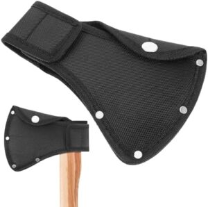 Hatchet Sheath, Oxford Hatchet Cover for Safety, Outdoor Camping Axe Blade Protection Cover, Axe Blade Protector with Belt Loop