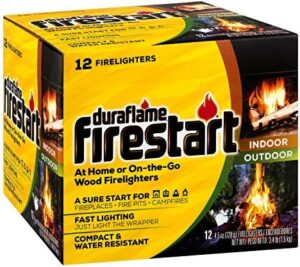 duraflame Firestart Indoor/Outdoor Firelighters, 12 pack , Yellow