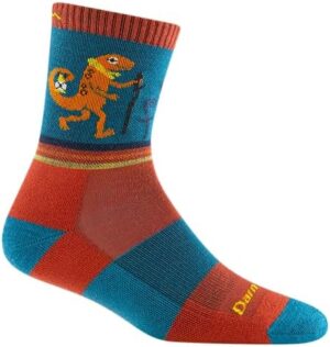 Darn Tough Jr. Kids' Sal Micro Crew Lightweight with Cushion Hiking Sock (Style 3043) -