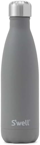 S'well Vacuum Insulated Stainless Steel Water Bottle, 17 oz, Smokey Quartz