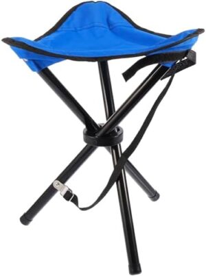 Portable Folding Camping Stool,Tripod Seat,Folding Camping Chairs,Outdoor Travel Medium Chair for Picnic Beach Camping Party Mountaineering Garden Lawn