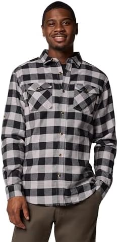 Columbia Men’s Bearmouth Springs Roll Up Flannel Long Sleeve Shirt