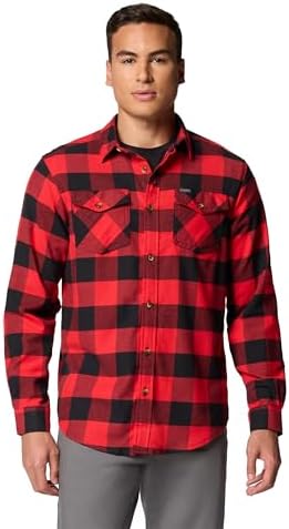 Columbia Men’s Bearmouth Springs Roll Up Flannel Long Sleeve Shirt