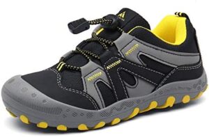 Mishansha Kids Hiking Boots Toddler Girls Boys Hiking Shoes Water-Resistant Anti-Collision Non-Slip Athletic Outdoor Trekking Boots