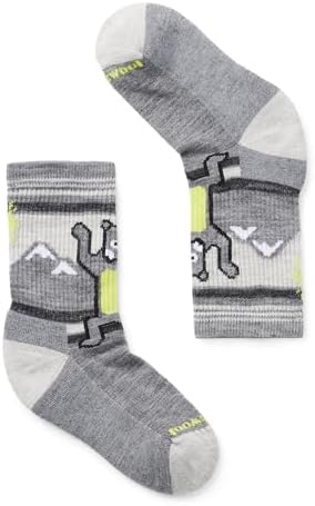 Smartwool Boys Light Cushion Hiking Bear Crew Socks (Toddler/Little Big Kid)