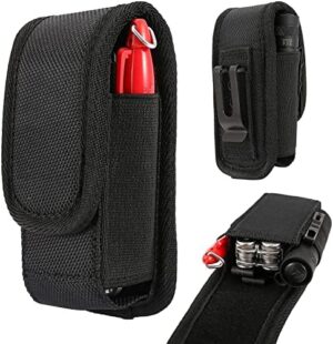 Multitool Sheath,EDC Pouch,Multi Tool Holster for Belt,EDC Belt Organizer for Pen/Flashlight/Folding Knife,Tactical Tool Pouch Accessories,Knife Sheath for Wave Surge Raptor Case,Belt Pouch for Men